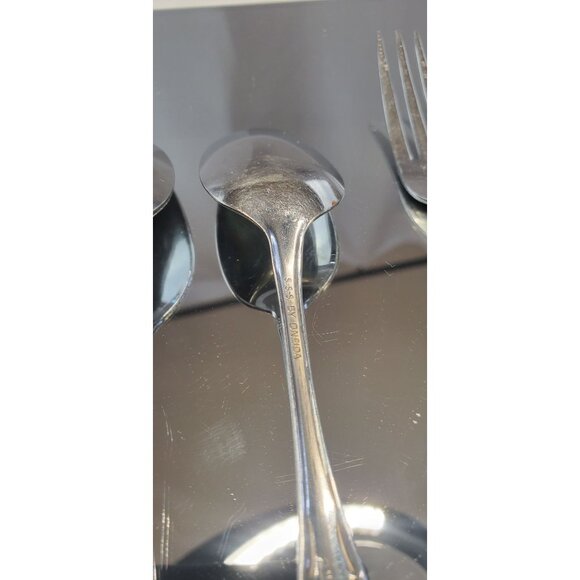 Vintage Oneida Korea Nasoo Stainless Silver Flatware Set - Set of 6 - Picture 9 of 12